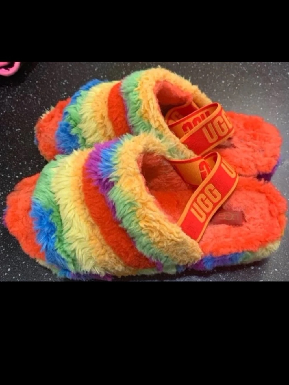 UGG
Women’s
Fluff Yeah Slingback Slippers 
Size 8
Cali Collage